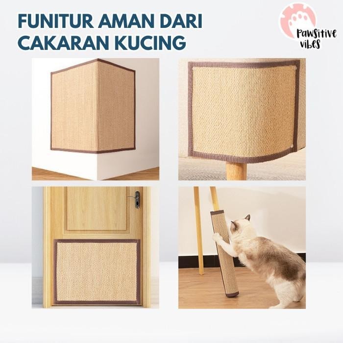 Karpet Garukan Kucing Anti Selip-Karpet Tahan Terhadap Cakaran Kucing