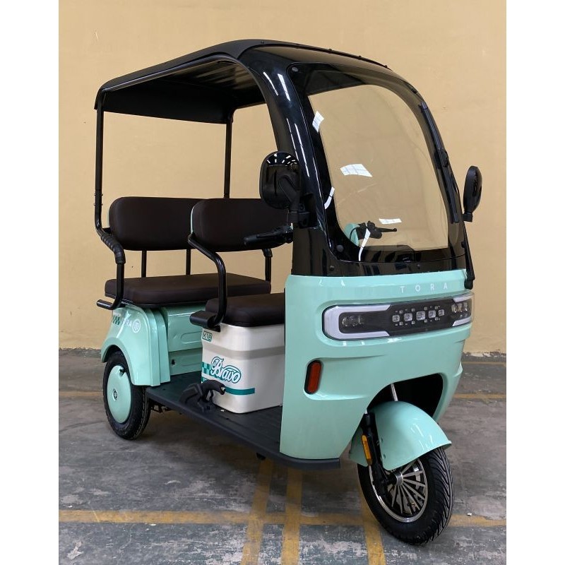 sepeda listrik dengan atap roda3 tora joozu dinamo 1000w aki 60v22ah 50km