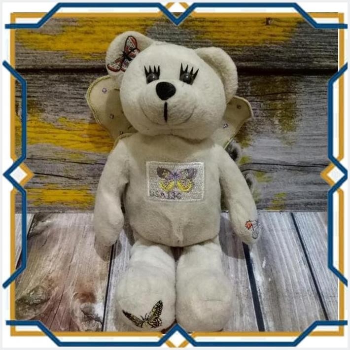 

[DEW] BUTTERFLY USA STAMP TEDDY BEAR