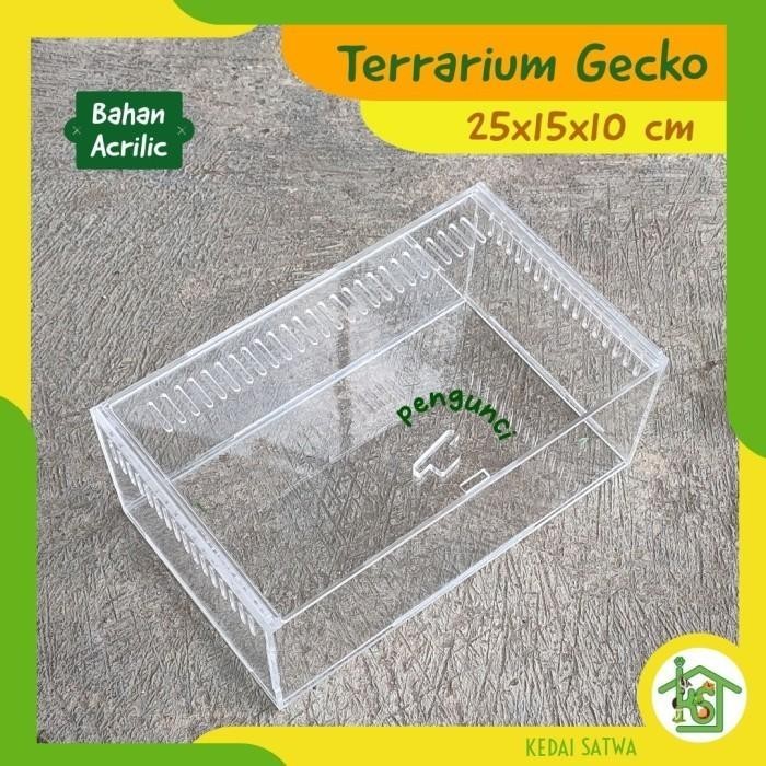 NEW ENCLOE SURE TERRARIUM KANDANG GECKO, CORN SNAKE, ULAR, TARANTULA