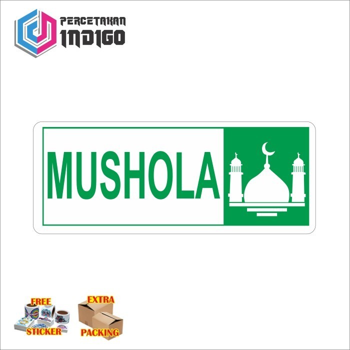 

Promo sign papan akrilik acrylic mushola Keren