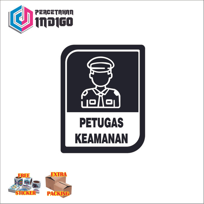

Terlaris sign papan akrilik petugas keamanan Keren