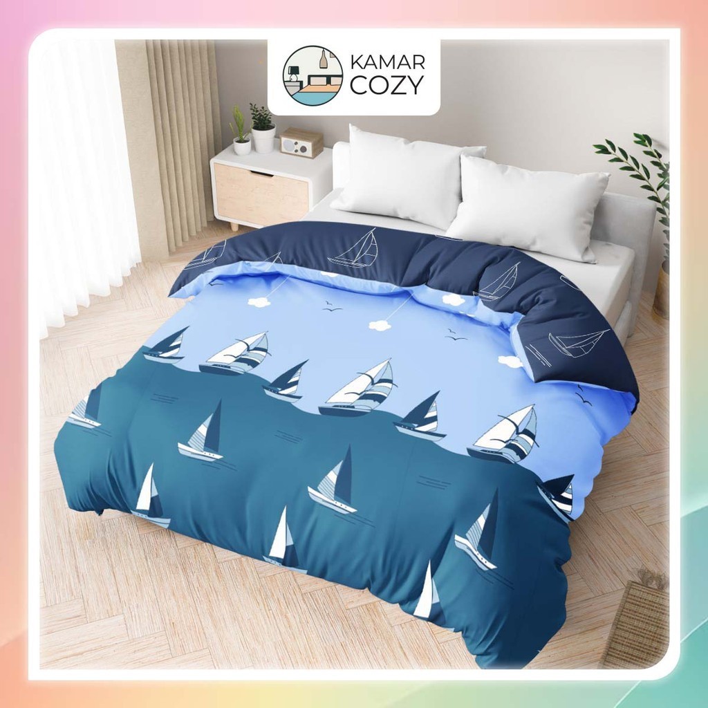Kintakun DLUXE Bed Cover Only / Selimut Tebal / Comforter 180 x 200 King Dianita Aesthetic Badcover 