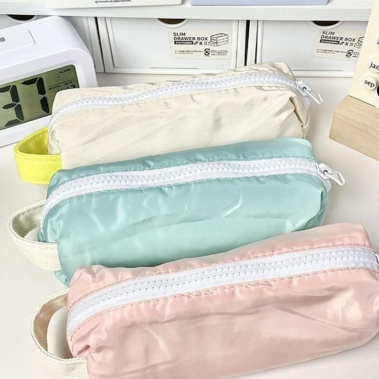 

TERLARIS Tempat pensil aesthetic cute pencil case pouch makeup penyimpanan alat tulis CQ37
