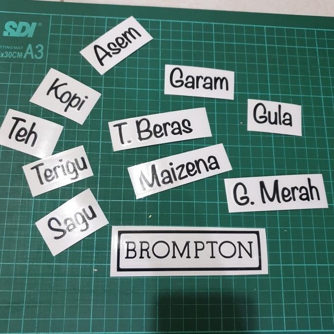 

Produk Populer Sticker Label Bumbu Dapur *Isi 10Pcs [Bisa Request]