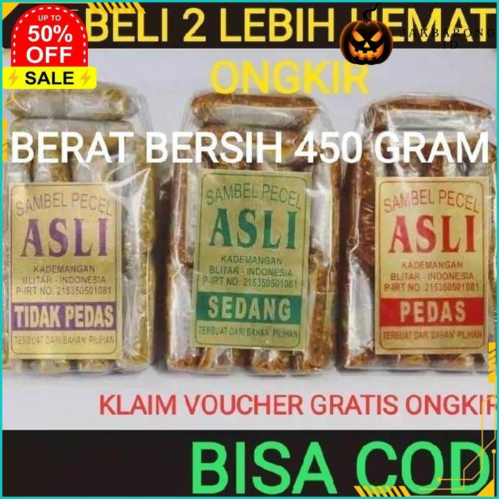 

Sambel Pecel Asli Blitar / Sambal Pecel Asli 450 Gram Gratis Ongkir