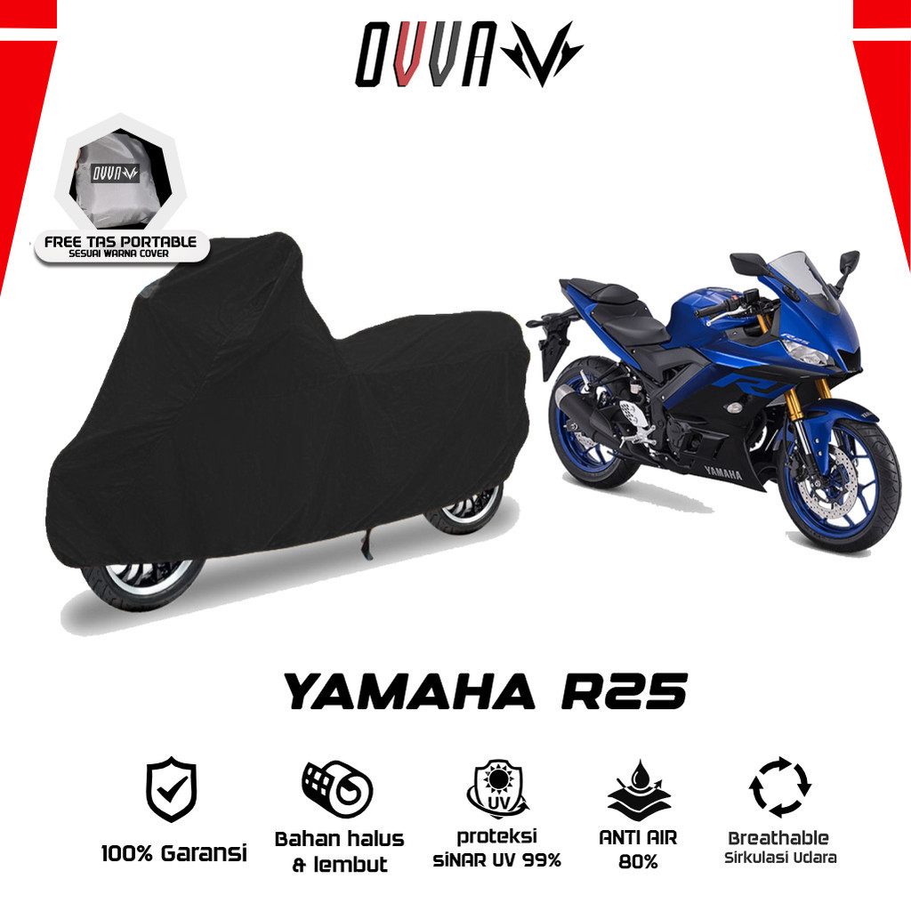Cover Motor Yamaha R25 / Sarung Motor R25 / Selimut R25 / Pelindung Motor Yamaha R25
