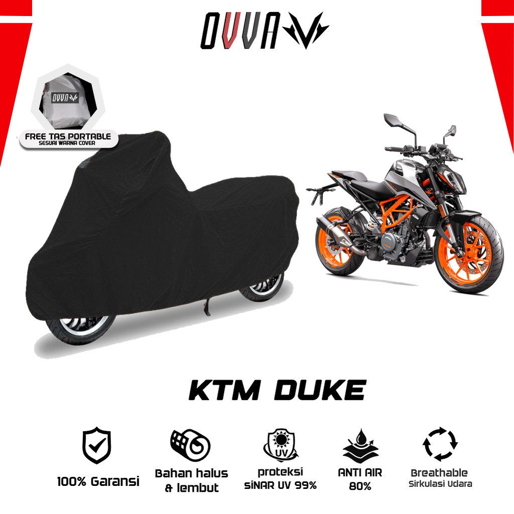 Cover Motor Ktm Duke / Sarung Motor KTM DUKE / Selimut Ktm Duke / Pelindung Motor Ktm Duke