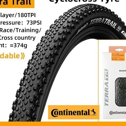 Continental Terra Trail Ban Luar Gravel 700 X 35C Kevlar Cyclocross