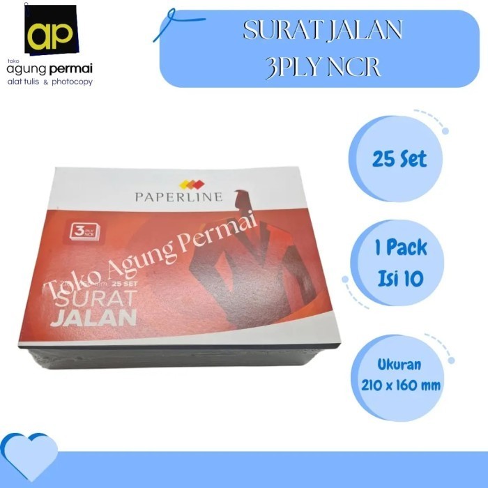 

Surat Jalan Paperline 3Ply /Pack
