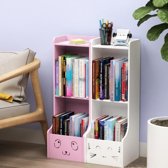 Rak Buku Anak Nimalis Portable Box Tempat Barang Buku