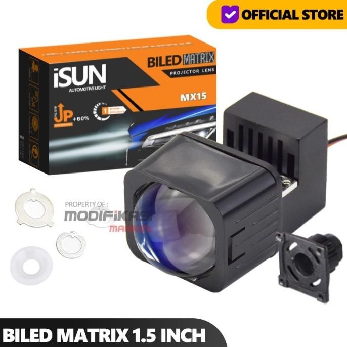 BILED Matrix iSUN MX15 Matrix X1 Mini Projector 1.5 Inch Flat-Cut Off