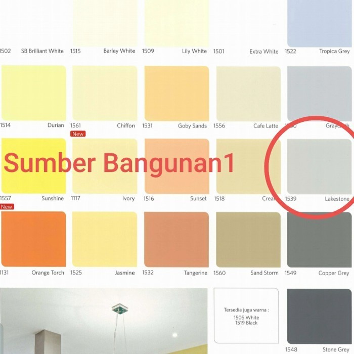 Cat Tembok Qluc Abu - Abu Nippon Paint 4.5Kg Dinding Interior Q-Luc