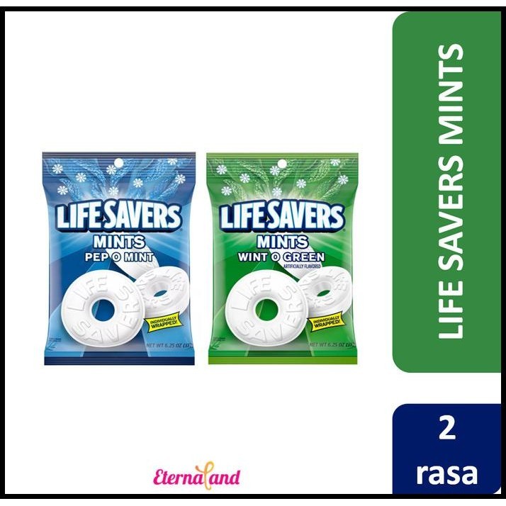 

Life Savers Mints Candy 6.25 Oz - Permen Mint Impor Usa