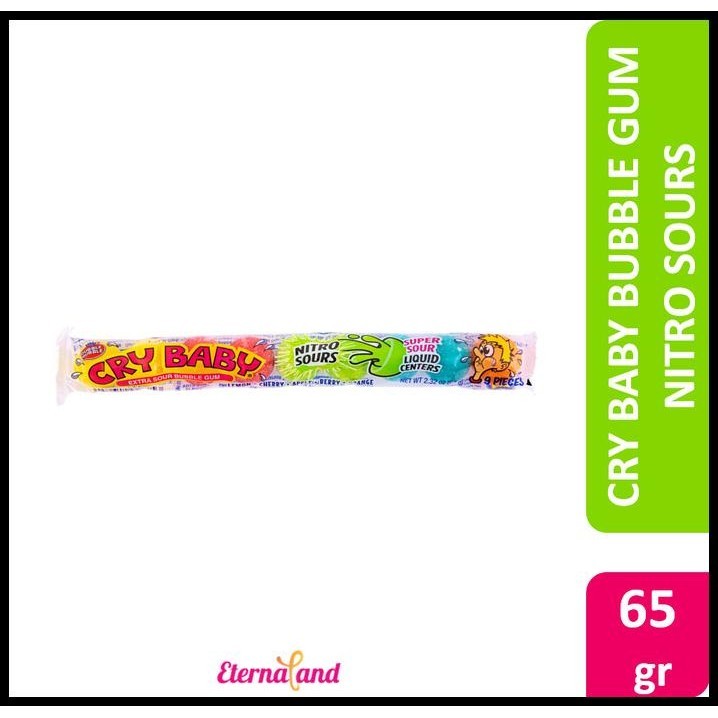 

Cry Baby Sour Bubble Gum - Permen Karet Asam Impor Usa