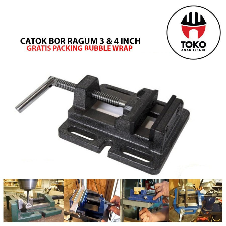 Original Catok Ragum Tanggem Bor Duduk