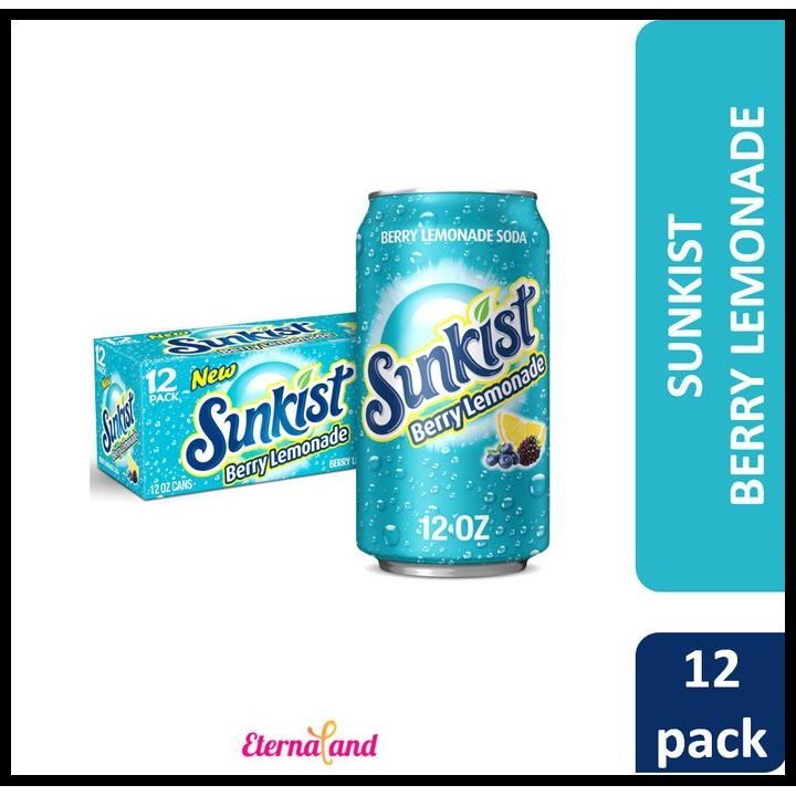 

Sunkist Berry Lemonade Soda - Minuman Sunkist Impor Usa