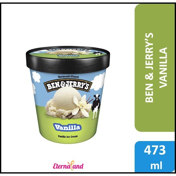 

Ben & Jerry Vanilla Ice Cream - Es Krim Ben N Jerry