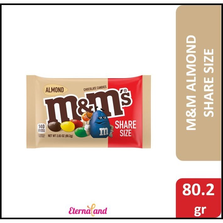 

M&M Chocolate Share Size 2.83Oz - Cokelat M&M Impor Usa