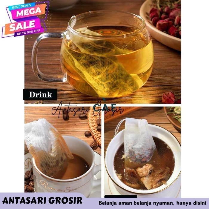 

PAPER TEA BAG KANTONG TEH CELUP KOSONG SARINGAN FILTER KUALITAS TERBAIK!!!