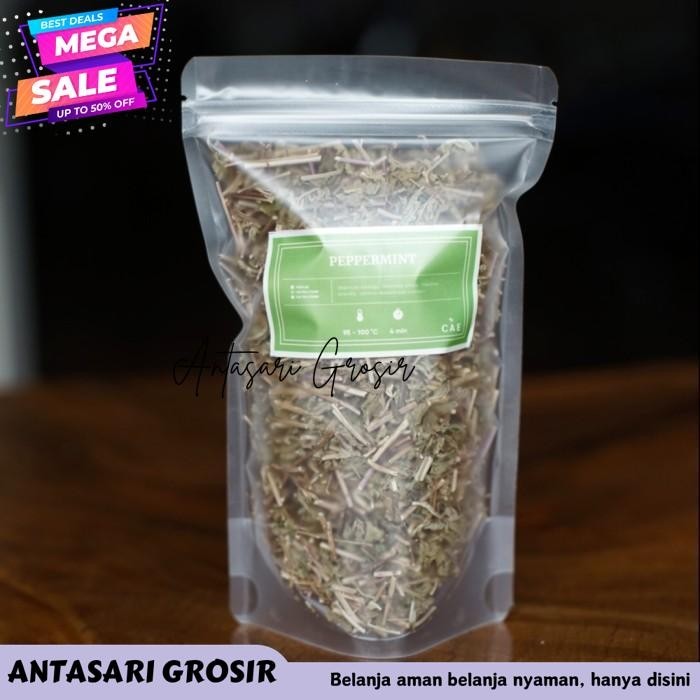 

DRIED PEPPERMINT TEA LEAVES DAUN TEH LEAF KERING MINT TISANE KUALITAS TERBAIK!