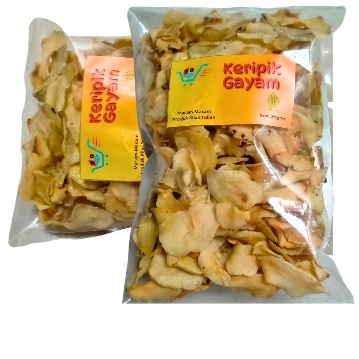 

STOK TERBATAS Keripik Gayam Tuban