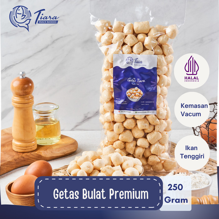 

BERGARANSI Getes Getas Mini Amplang Ikan Tenggiri 250 Gram by Tiara Snack Bangka