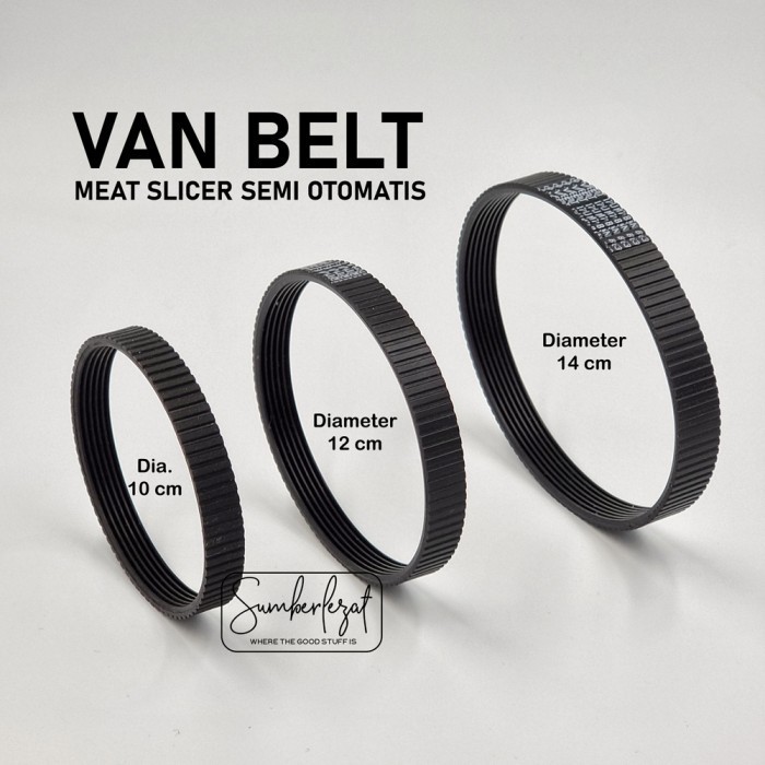Sparepart Vanbelt Van Belt Meat Slicer 300Mm 12 Inch Semi Automatic