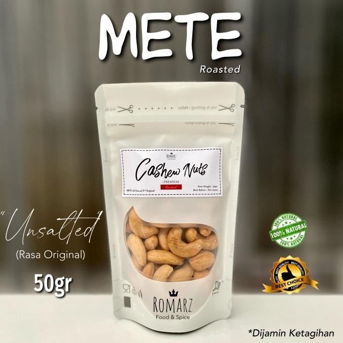 

KACANG METE MEDE OVEN PANGGANG SUPER ROASTED ORIGINAL 50gr