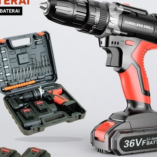 Mesin Brushless Kapasitas Ukuran Mata Bor 10Mm 2 Baterai 36Vf-G11B1