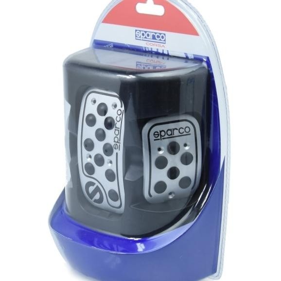 A01056 Sparco Set Cover Pedal Mobil Manual Rem Kopling Gas