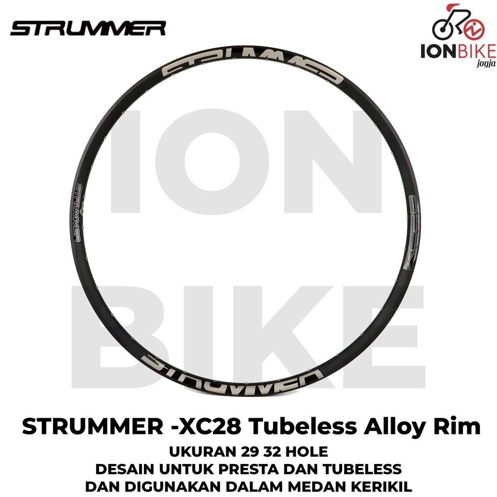 sava-   Sale Velg Rim Rims Strummer 29 Inch XC28 32 Hole 32H Tubeless Alloy PCS Superlight Ringan 32