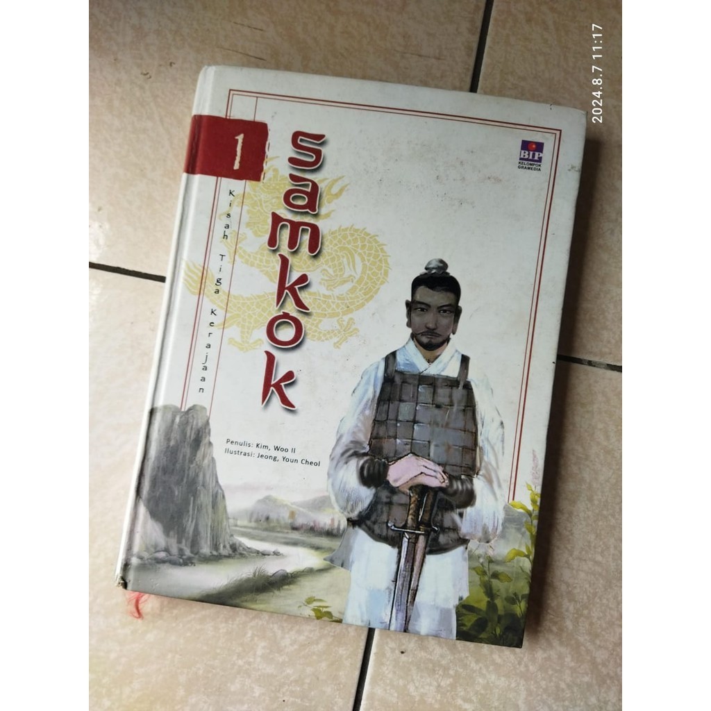 Novel Sejarah SAM KOK #1. Pengarang: Kim, Woo Il. Hardcover.