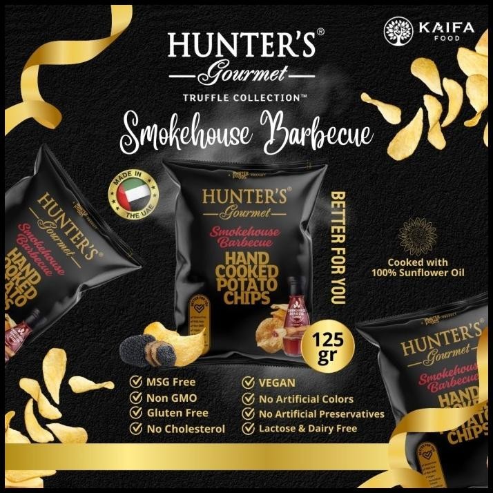 

HunterS Gourmet Potato Chips Gold Edition - Keripik Kentang