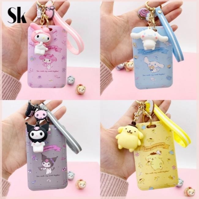 

t-56 Kalung Holder Kartu Lucu Karakter Sanrio / ID Card Holder Name Tag Sanrio Lanyard Premium