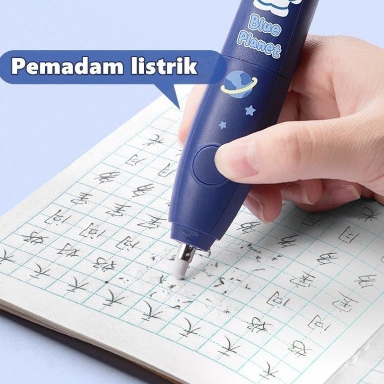 

ad-77 12 IN 1 Electric Stationery Set / Set Alat Tulis Elektronik Rautan Penghapus Vacuum Pencil /Set Alat Tulis Elektronik Belajar Anak Perempuan Kado Berkualitas