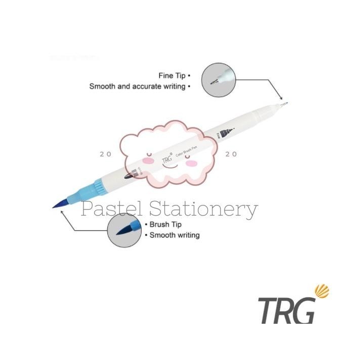 

dh-68 Color Brush Pen Pastel 12 Warna - Pena Kuas Warna TRG CBP-02 Hemat