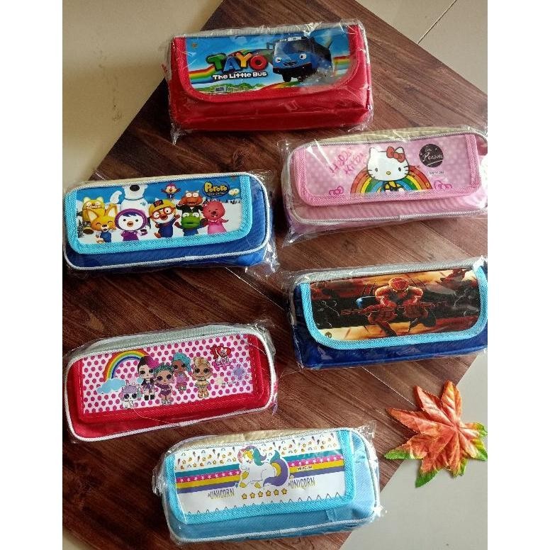 

PL30 (Grosir) 12 pcs tepak pensil saku motif karacter (1 lusin) cocok buat souvenir Sale