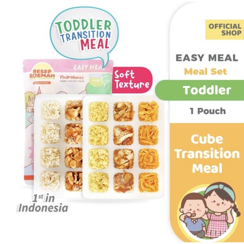 

RESEP ROEMAH / Toddler Transition Meal Set / Menu Transisi Toddler / Frozen Food Homemade / No MSG