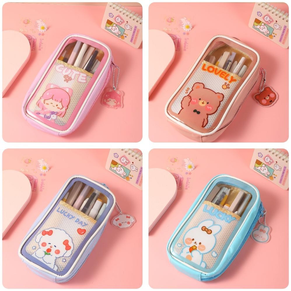 

TW39 Dilengkapi dengan liontinPencil Case Kotak Pensil Cute Tempat Pencil Fashion Korea Tempat Alat Tulis Kawaii Pencil Tempat Pensil Lucu Anak Cases Large Capacity Box for Girls Office Student Stationery Organizer Berkualitas