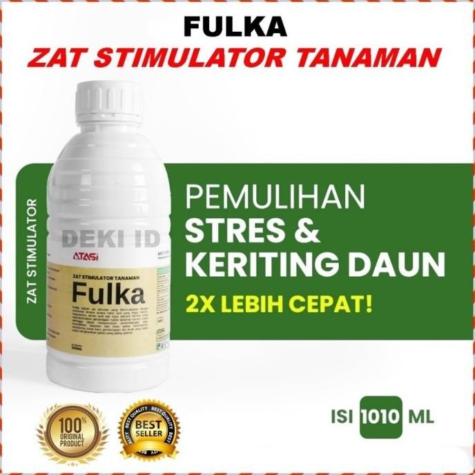 Fulka 1 L Zat Stimulator Tanaman Pupuk Asam Fulvat Humat Amino