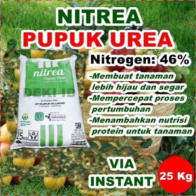 Urea Nitrea 25 Kg Via Instan Pupuk Kujang Kemasan Pabrik