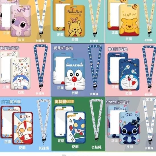 

Card Holder Gantungan Tali Kartu Id Card Name Tag Doraemon Ultraman