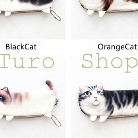 

Kotak Sil Gambar Kucing Lucu Unik Tempat Alat Tulis Dompet Hp