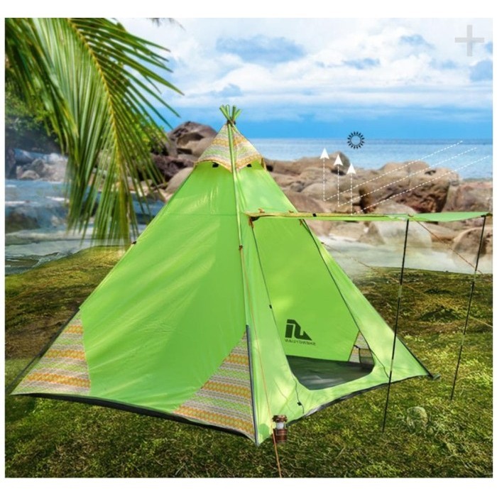 {DianShop} Tenda Indian Tenda SY-T106 Tenda Camping not eiger Berkualitas