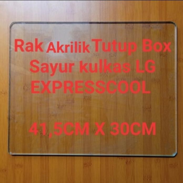 RAK KACA TUTUP BOX SAYUR KULKAS LG EXPRESSCOOL 2 PINTU