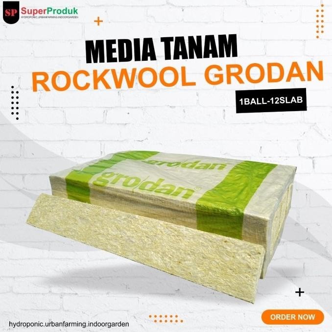 PROMO ROCKWOOL GRODAN HIDROPONIK 1BALL HIGH QUALITY