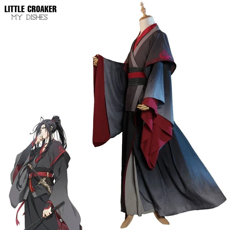 Hot Cool Cosplay Wei Wuxian Cosplay Mo Xuanyu Costume Anime Grandmaster of Demonic Cultivation Cospl