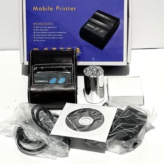 Gowell Mp228N Mp 228N Mobile Printer Thermal Bluetooth Usb
