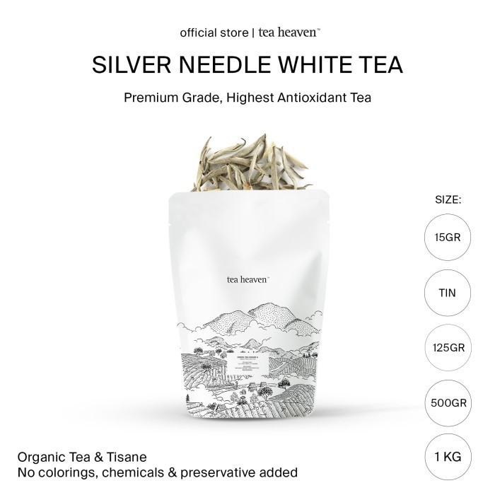 

Secrenada - White Tea Teh Putih Organik Premium Pure Organic Silver Needle